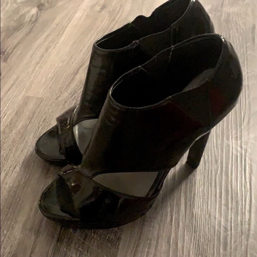 Black high heels stilettos